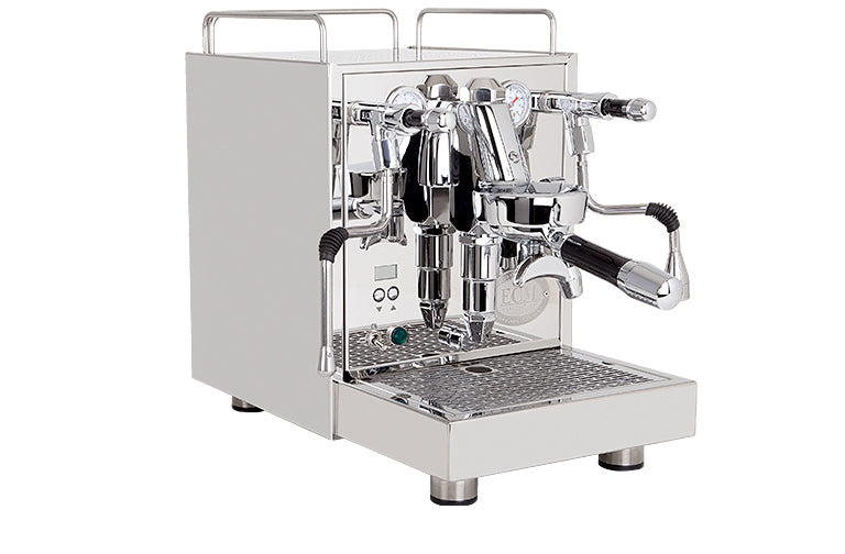 ECM Mechanika MAX II – Edelstahl – Schrägansicht