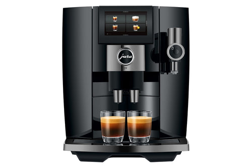 JURA J10 Piano Black EA – Piano Black EA – Frontansicht