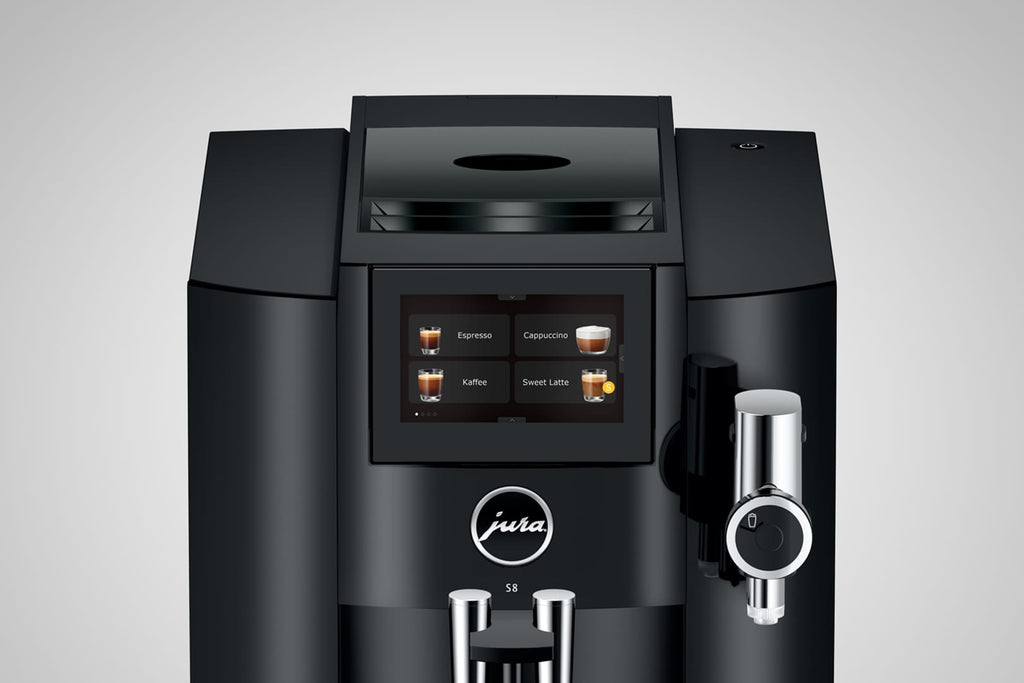 JURA S8 Piano Black EB – Draufsicht