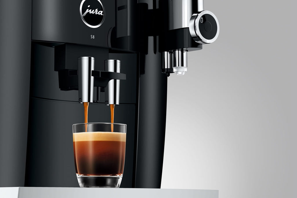 JURA S8 Piano Black EB – Kaffeeauslauf