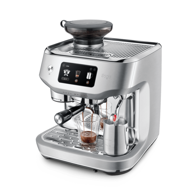 Sage Oracle Dual Boiler – Draufsicht schräg